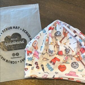 Hello Headband TS Scrub Hat
